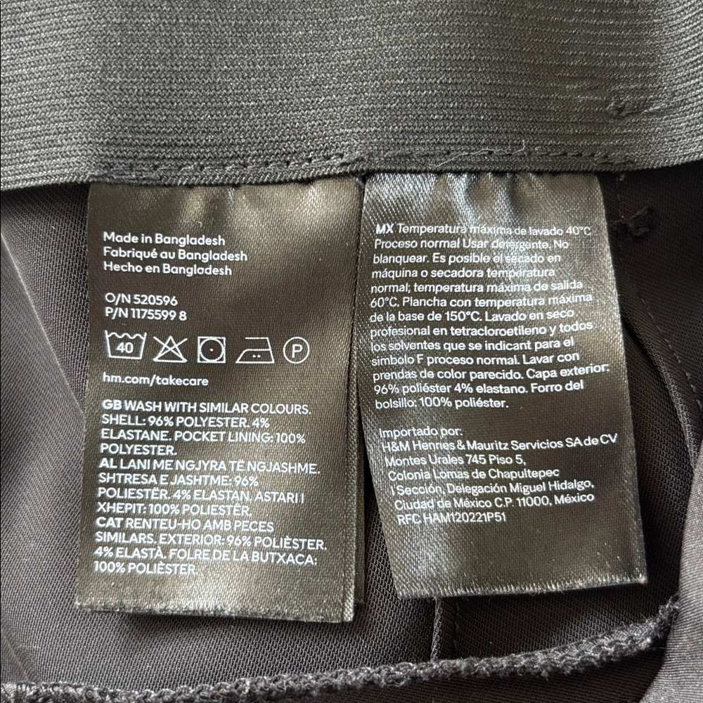 H&M Black Women's Trousers size 12 - Picture 6 of 6